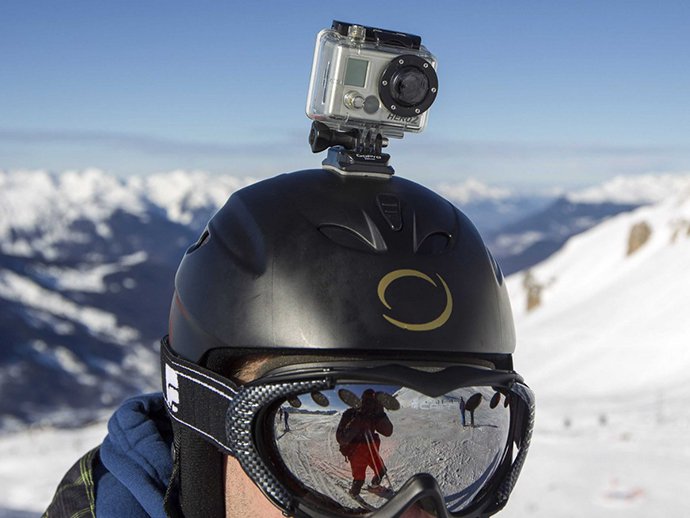 GoPro sur casque