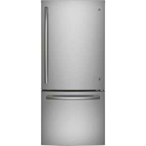 Réfrigérateur à congélateur inférieur avec éclairage DEL 20,9 pi3 30 po de GE