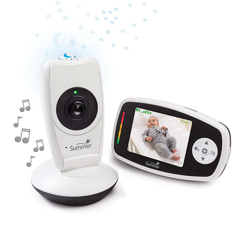  Interphone de surveillance vidéo numérique 2,8 po Baby Glow de Summer Infant - Blanc