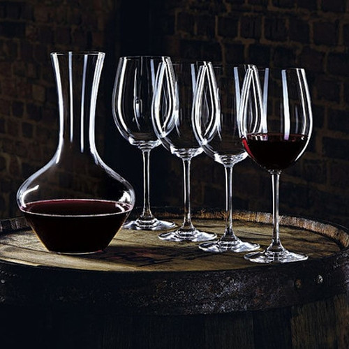 Nachtmann - Vivendi - Premium Bordeaux Wine Glasses and Decanter (Set of 5)