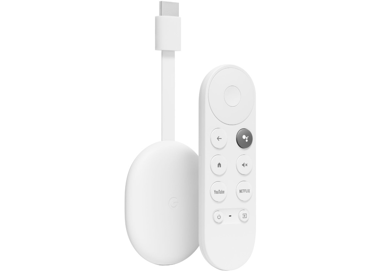 Chromecast Google blanc 4K