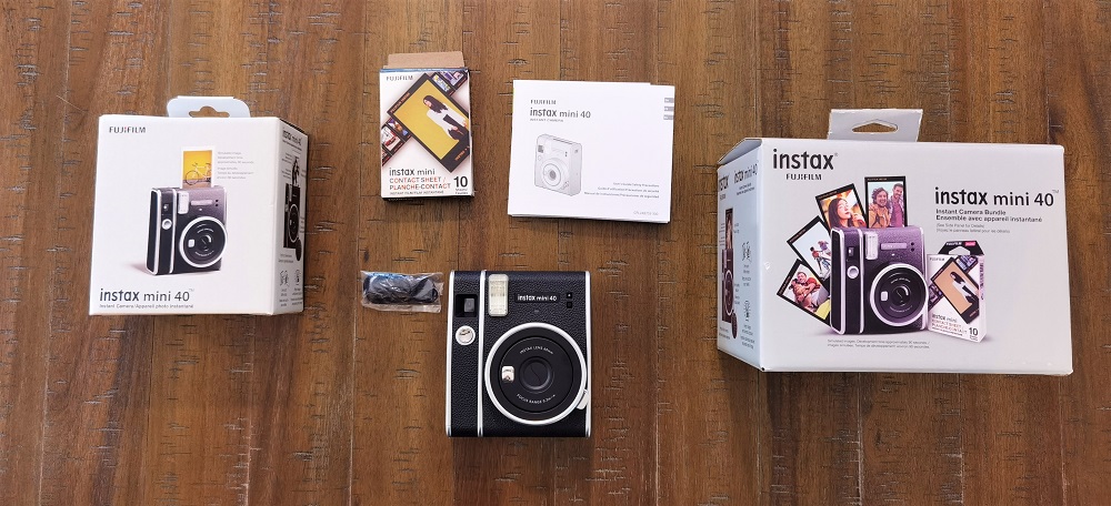 boite Instax Mini 40 de Fujifilm