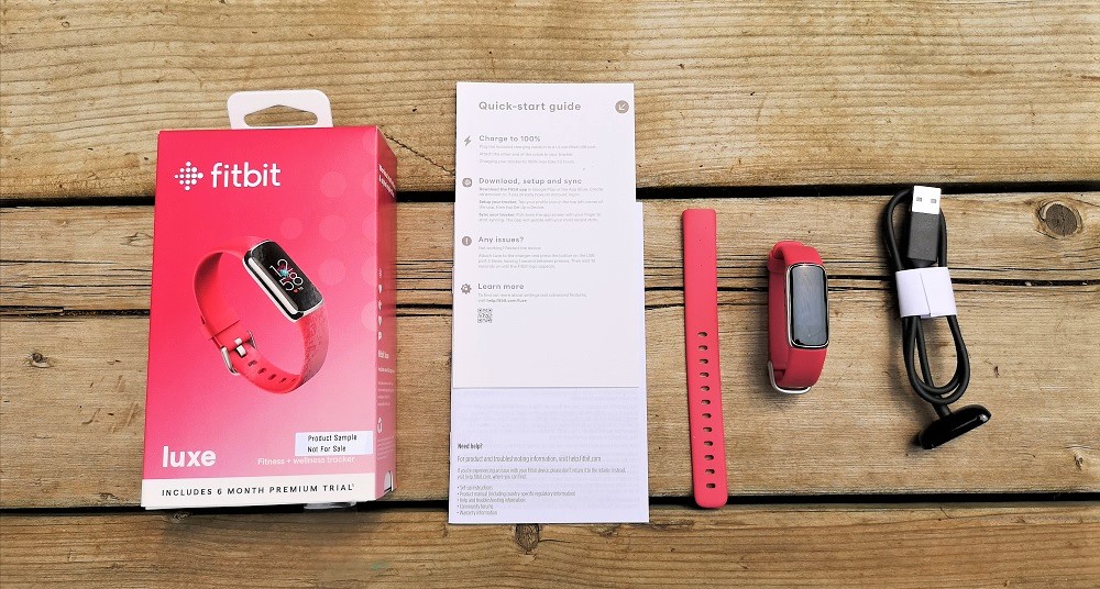 boite moniteur de mise en forme Fitbit Luxe