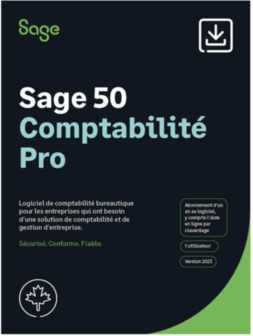 Logiciel de comptabilité Sage 50
