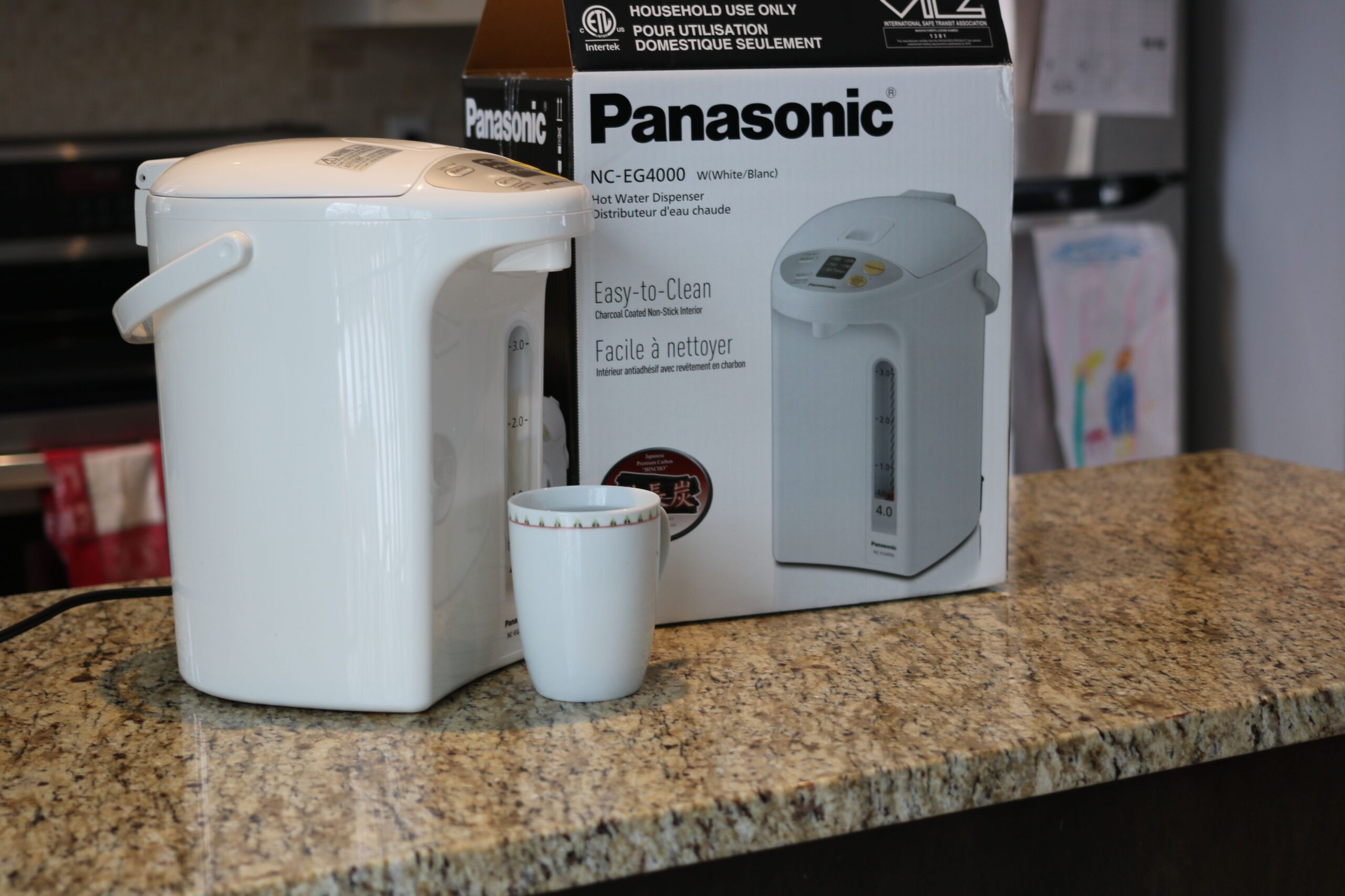 Distributeur d'eau chaude de Panasonic