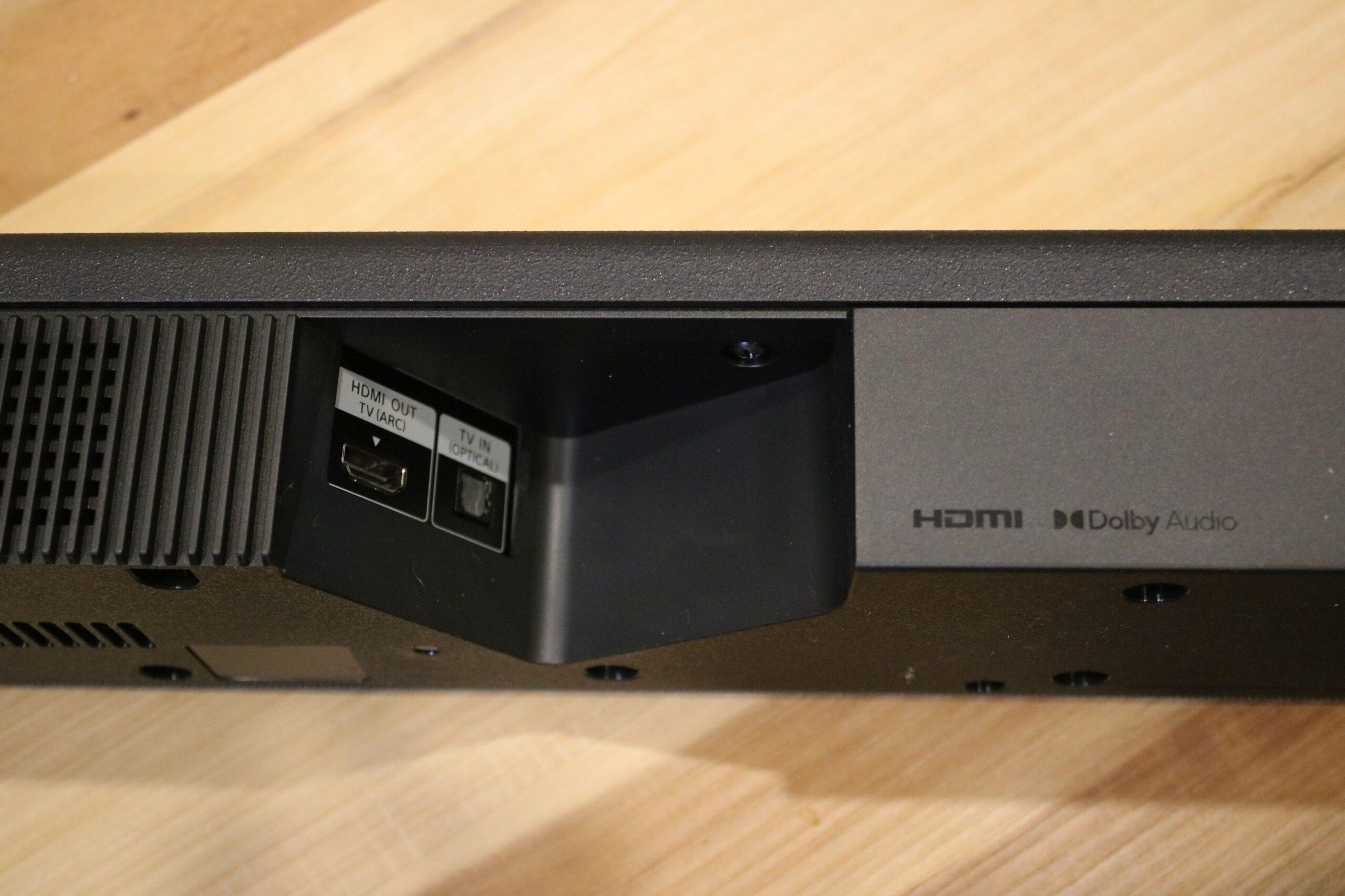Ports de la barre de son HT-S400 de Sony