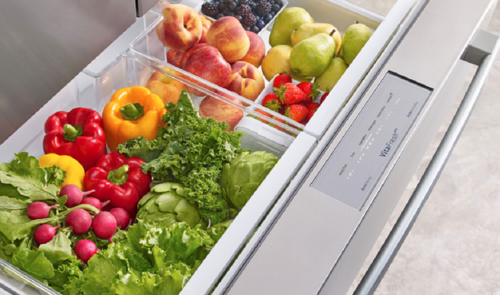 réfrigérateur compartiments légumes
