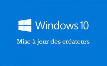 Windows 10 mise à jour des Createurs