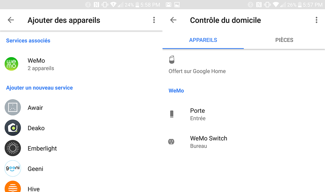 Google Home Domotique