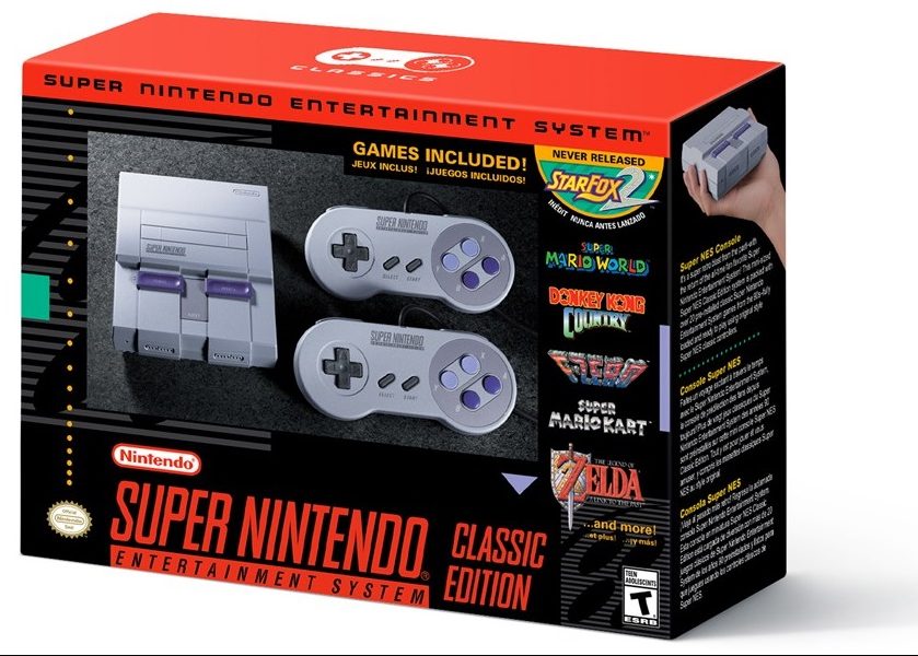 Super NES Classic box