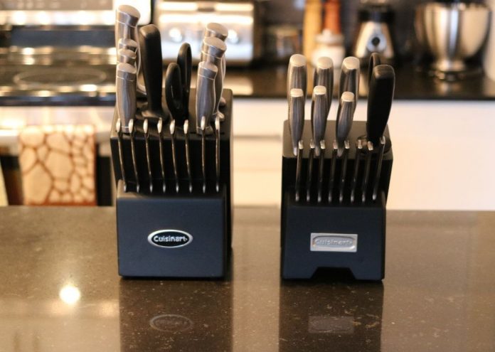 porte-couteaux de 17 et de 21 pièces de cuisinart
