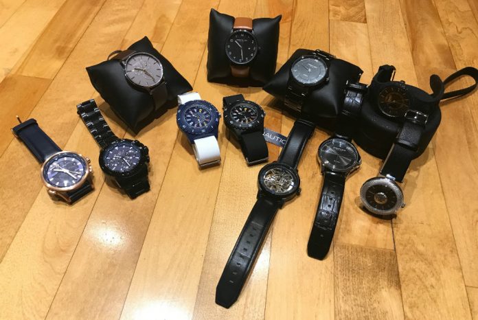 nouvelles montres - versace, nautica et kenneth cole