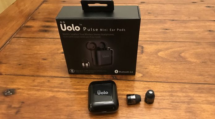 écouteurs sans fil autonomes Pulse Mini d'Uolo
