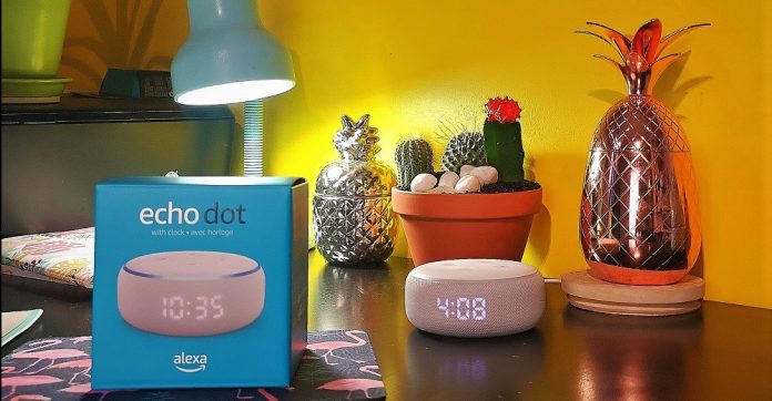 Echo Dot Alexa horloge Amazon