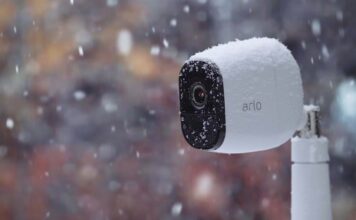 caméra Arlo sous la neige