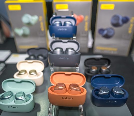 Image of many colors of Jabra Elite Active 75t