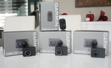 Image of all Garmin dashcam on table