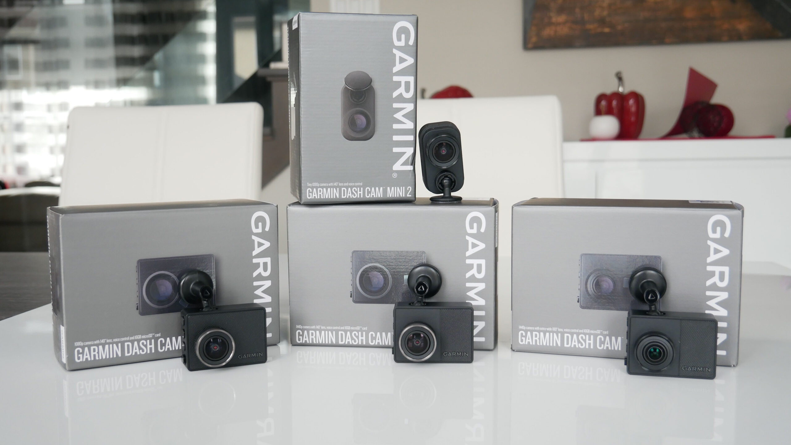 Garmin-Mini caméra de tableau de bord intelligente pour voiture