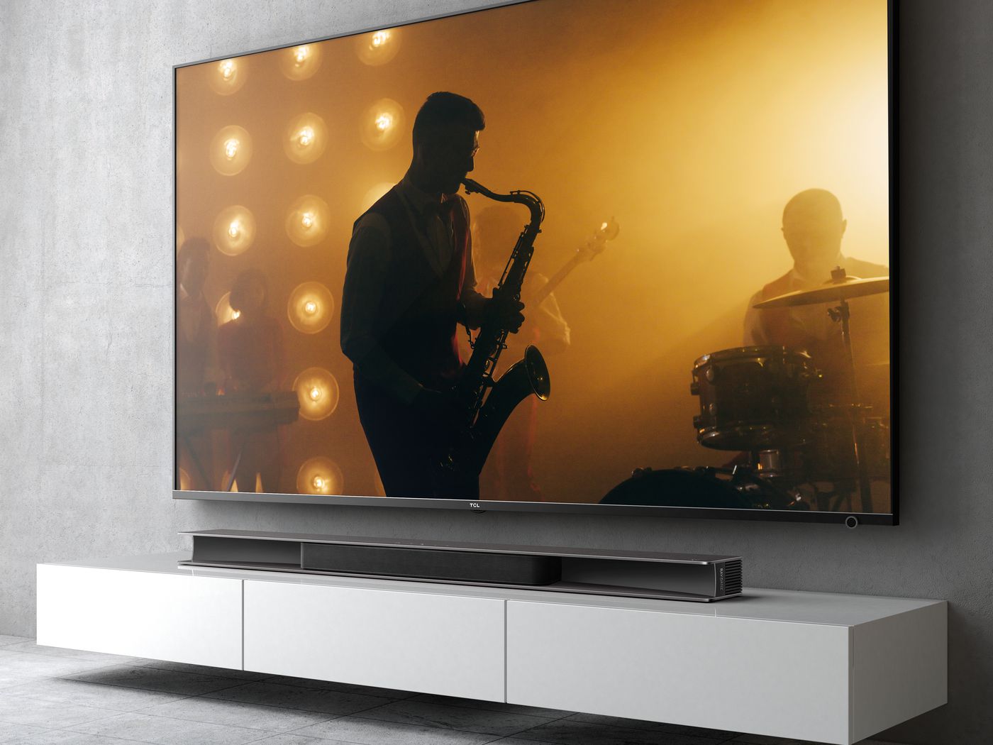 image of TCL soundbars with tv
