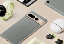 Image of Pixel 6a, Pixel Buds Pro and Pixel Watch on table for Google I/O 2022