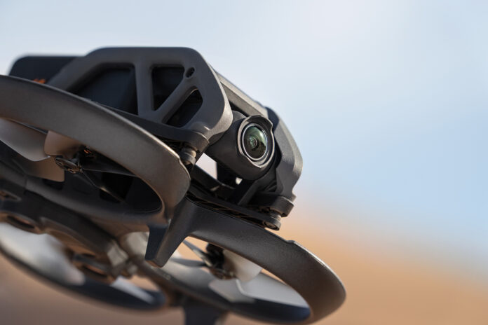 Image of DJI Avata FPV drone with sable background