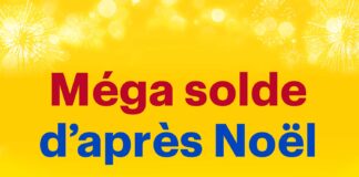 Méga solde d'apres Noël