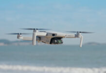 Image of DJI Mini 2 SE Drone in air