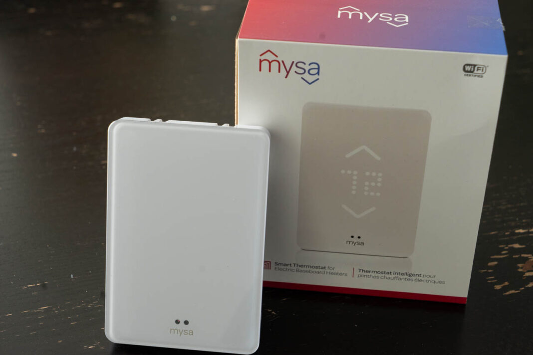 Test du thermostat intelligent V2 pour plinthes électriques de Mysa