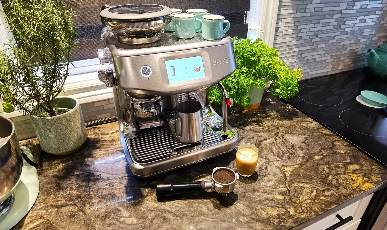 café fait avec Machine à expresso Barista Touch Impress de Breville
