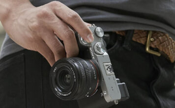 Image of A7C Camera from Sony in hands