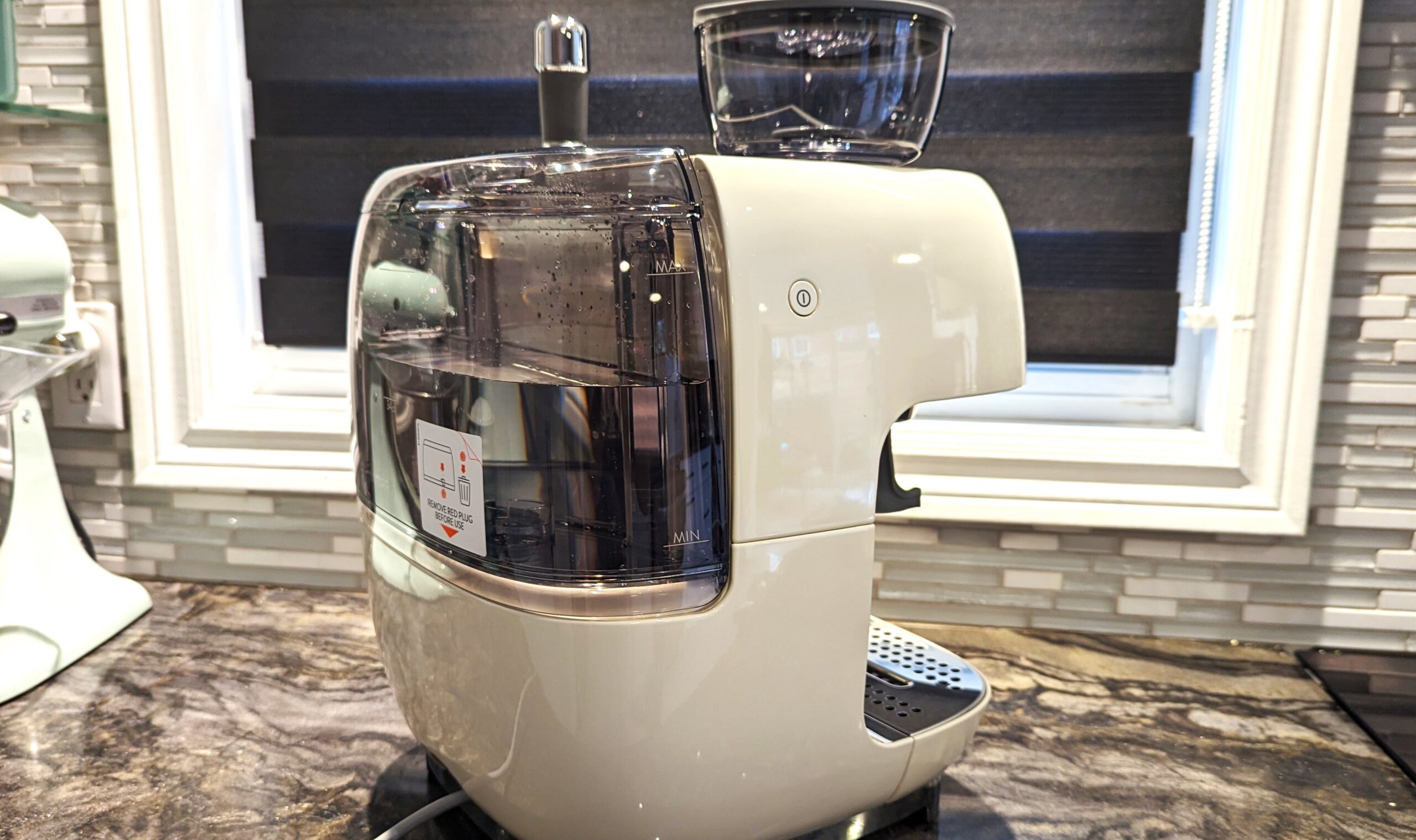 compartiment eau Machine espresso Smeg