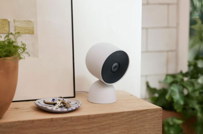 Caméra de surveillance intérieure/extérieure sans fil Nest Cam de Google 