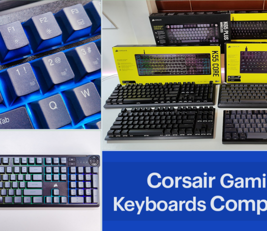 Corsair Gaming Keyboards Comparison Review