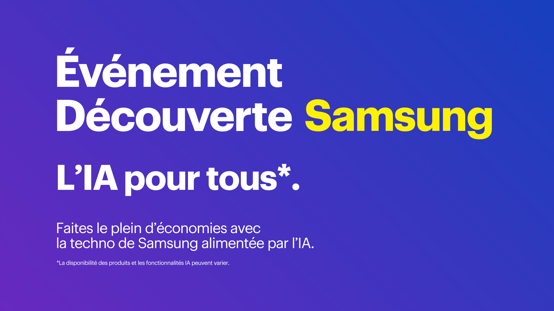 événement découverte Samsung