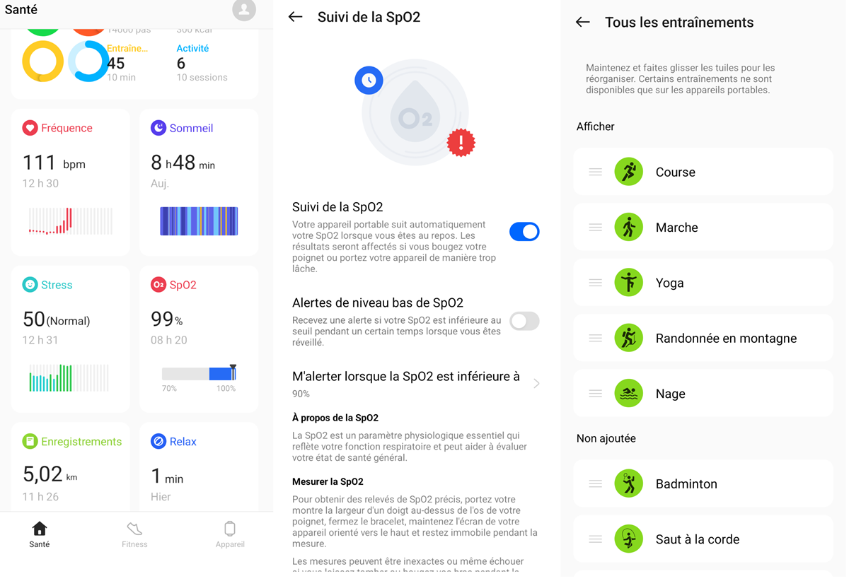 Application mobile Ohealth