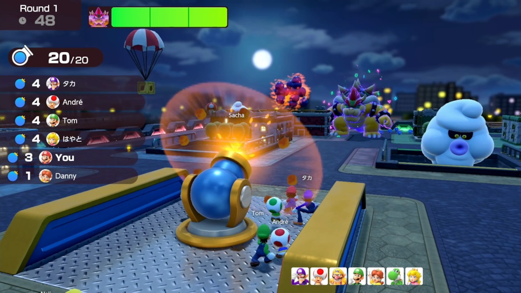 Multiplayer activities in Super Mario Party: Jamboree