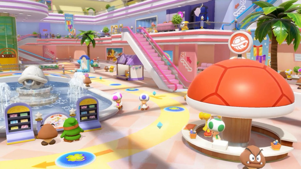 Shopping center in Super Mario Party: Jamboree