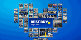 Best Buy Canada has opened 167 Best Buy Express stores across the country.