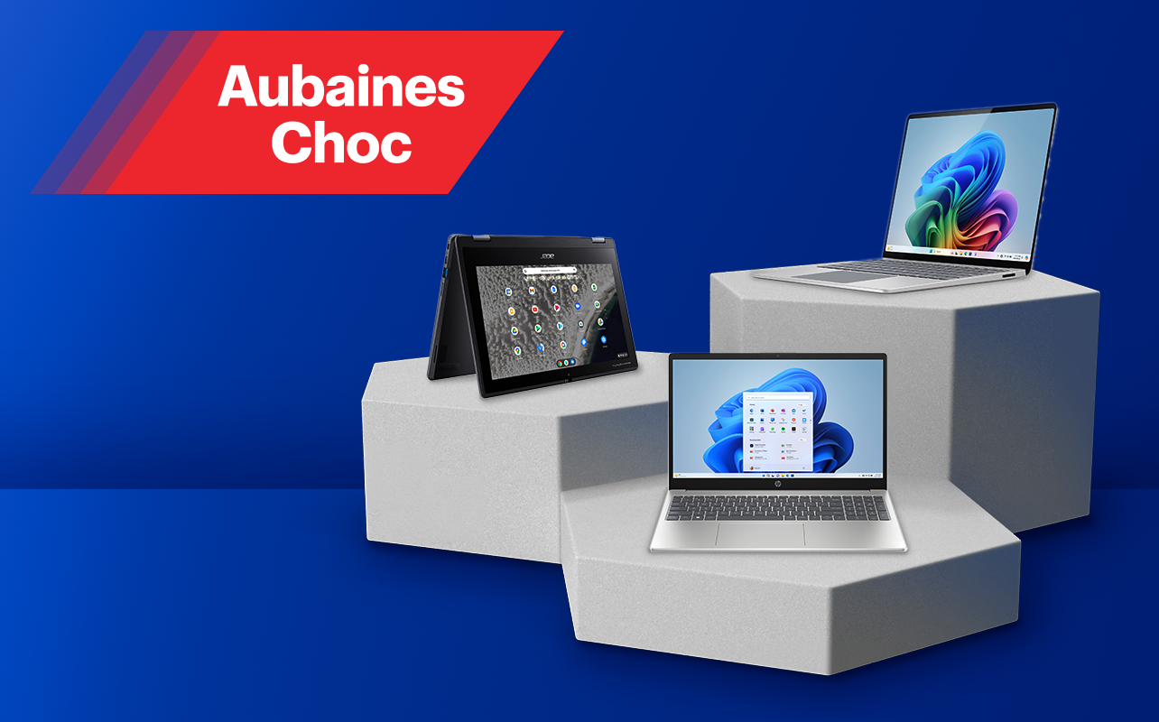 Aubaines Choc sur les portables à magasiner cette semaine chez Best Buy