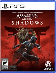 Couverture de la boîte d'Assassin's Creed Shadows pour PS5