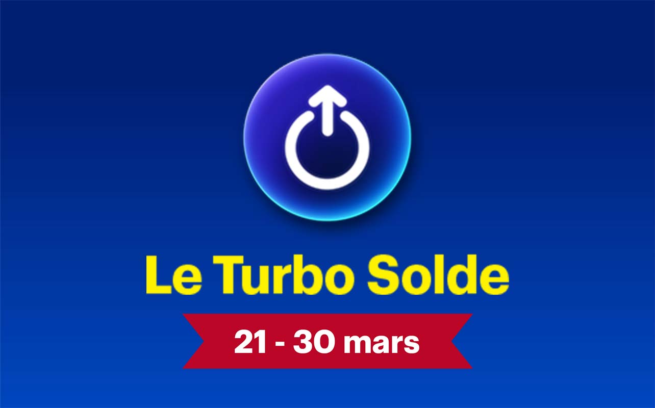 Annonce pour le Turbo Solde