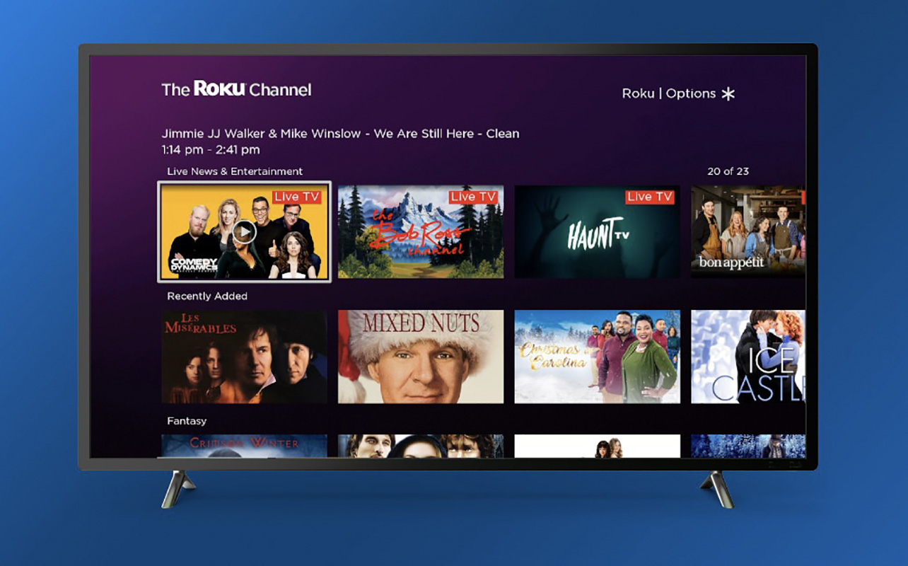 Image of Roku Channel interface
