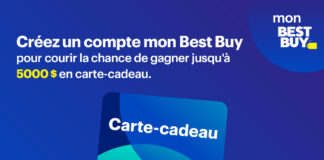 Create a My Best Buy account for a chance to win up to a $5,000 gift card