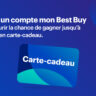 Create a My Best Buy account for a chance to win up to a $5,000 gift card
