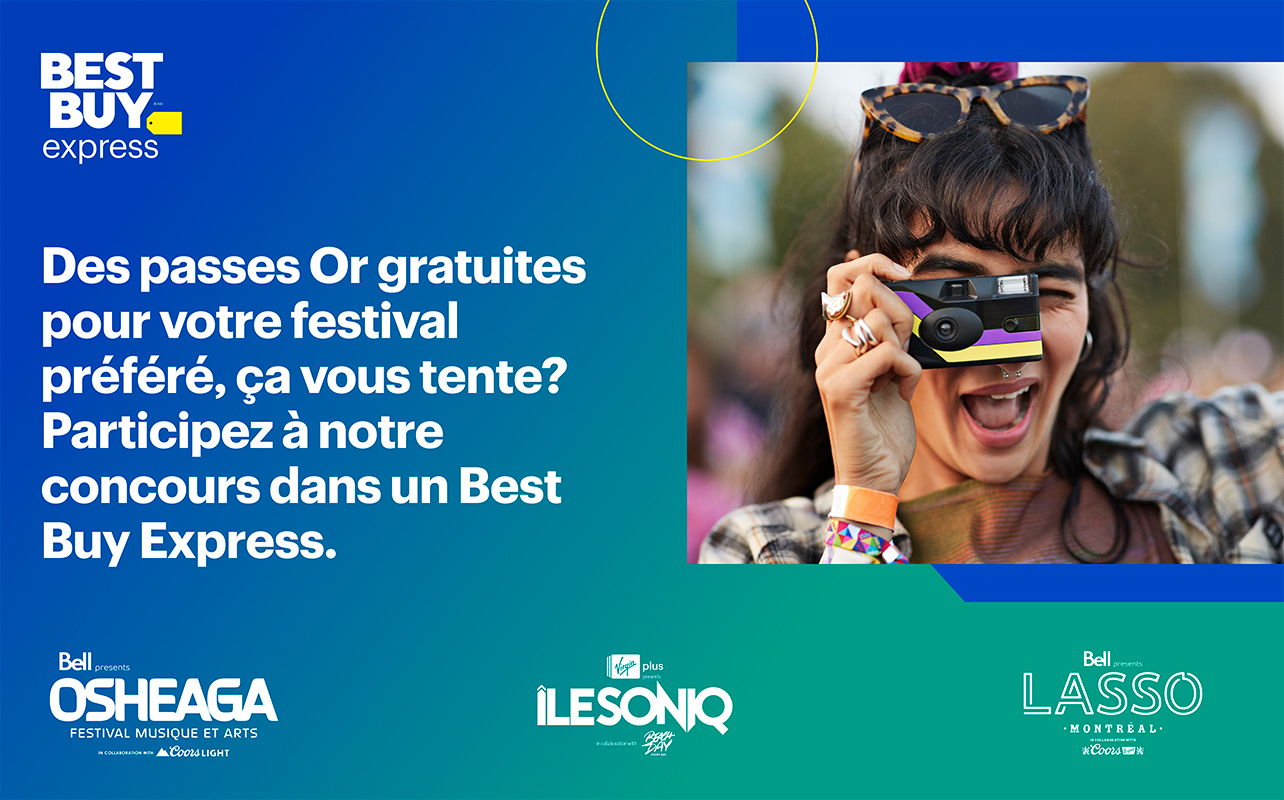 Des passes Or gratuites pour Osheaga, Îlesoniq ou Lasso, ça vous tente?