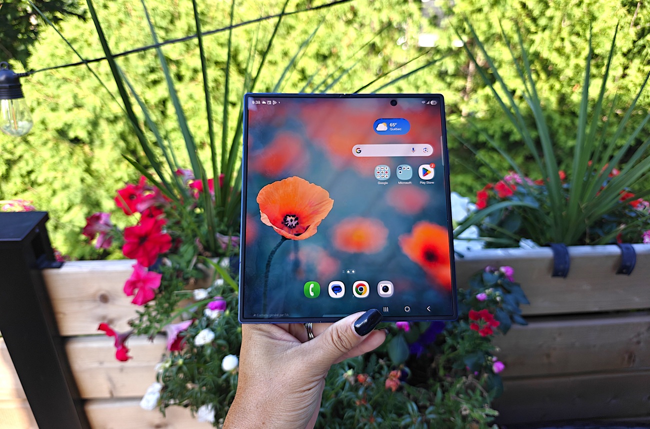 Galaxy Z Fold7 de Samsung déplié