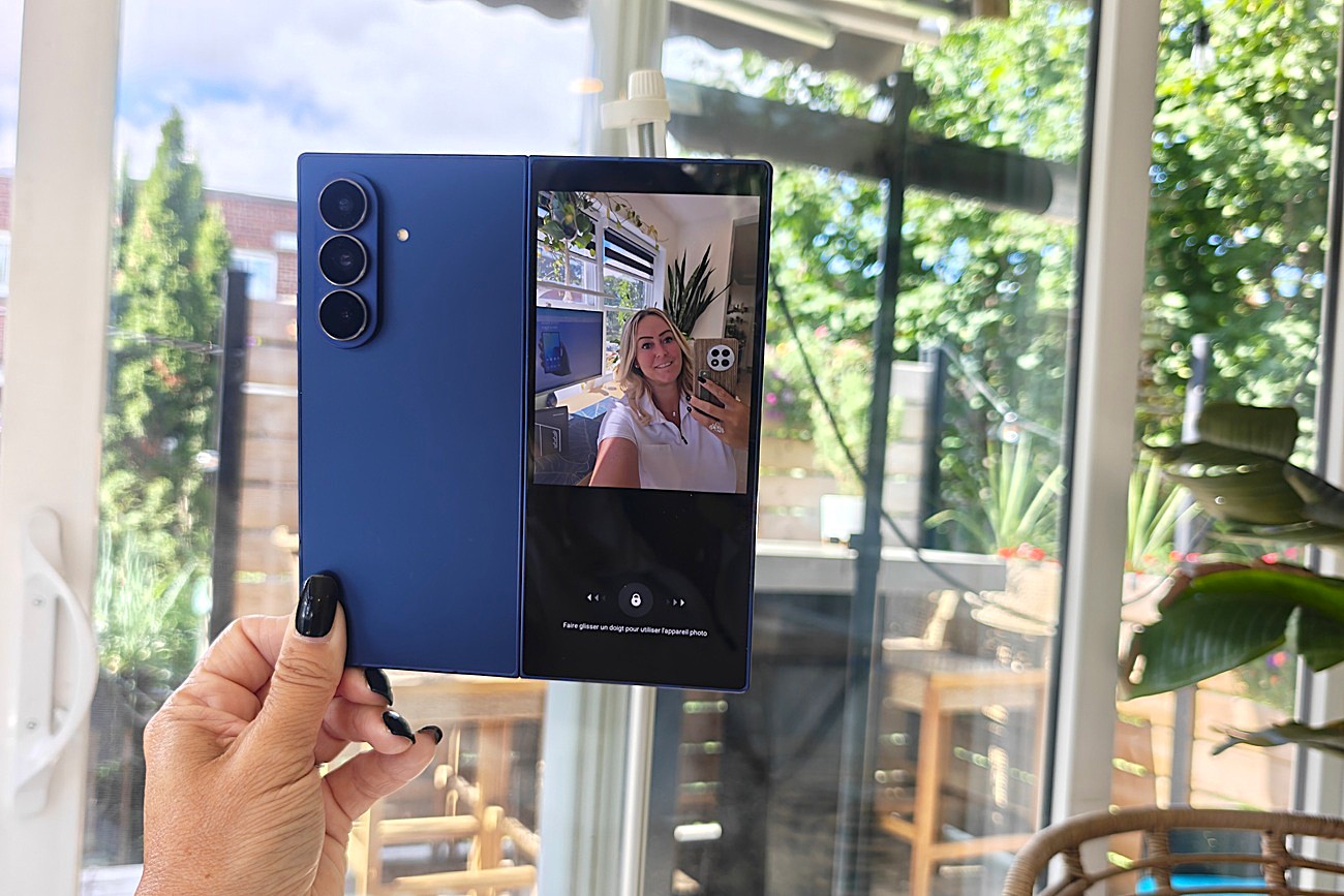 Prise de photo avant avec le Galaxy Z Fold7 de Samsung