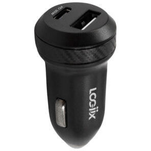 Chargeur pour l'auto USB-C/USB-A 30 W Power Lite Duo de LOGiiX