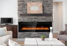 Electric vs wood burning fireplace