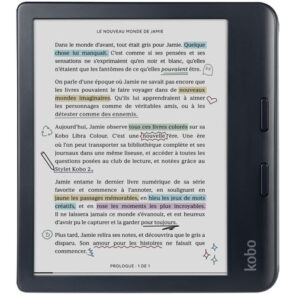 Liseuse numérique à écran tactile en couleur de 7 po Libra de Kobo
